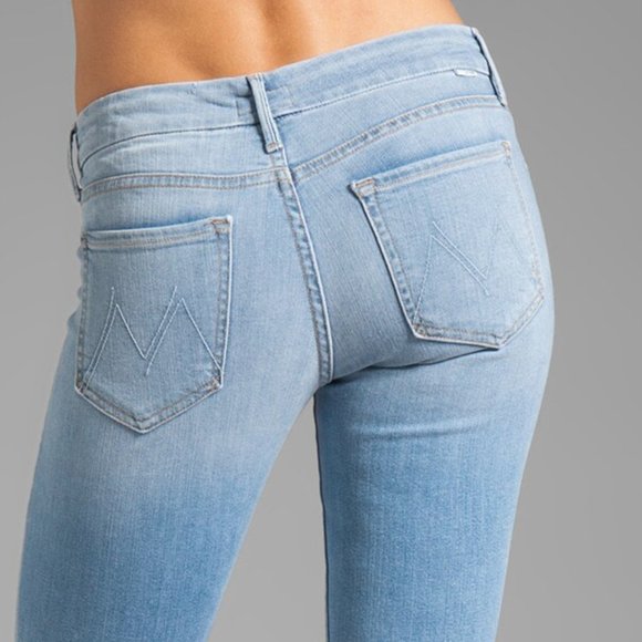 MOTHER The Looker Crop in Light Kitty Size 27 - Picture 5 of 11